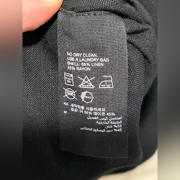 And Other Stories Linen Wrap Mini Dress , size 6 - Picture 12 of 12